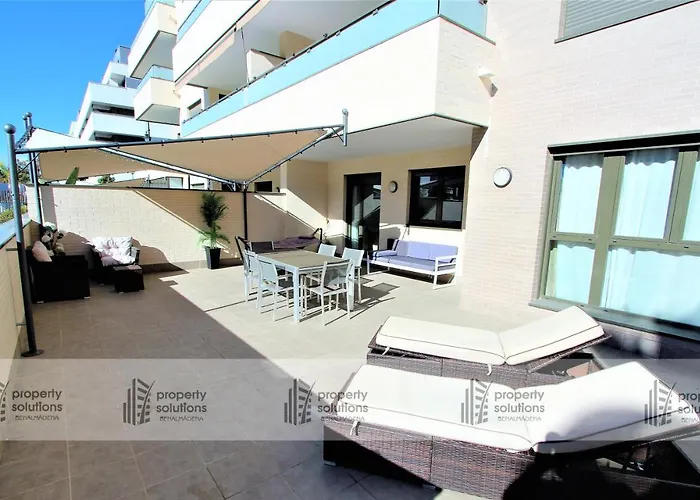 Apartamento Playa Los álamos - Segunda Línea De Playa - Piscina - Playa A 300 Metros - Parking Gratis - Excelente Conexión Wifi *